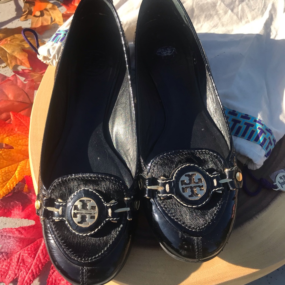 Tory Burch Pony Hair & Patent Leather Loafer Gorg!